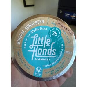Little Hands Hawaii Mineral Sunscreen Medium Neutral 3.4 oz NEW UNOPENED